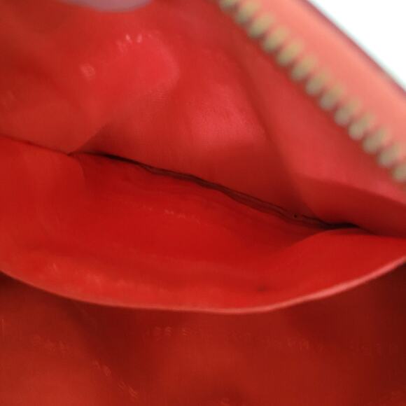 MARC JACOBS Small Shoulder Camera Bag Beige Red Pebble Leather Two Tone Fair - Picture 8 of 12